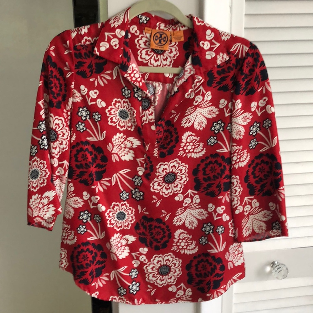 Tory Burch Silk Tunic size 2
